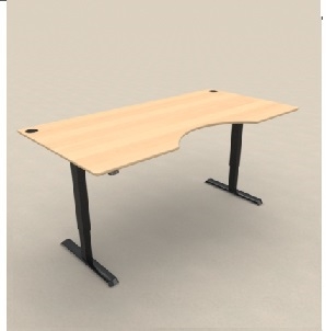 Hæve/Sænkebord 100x200cm